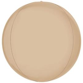 Globe Folieballong Satin Krem