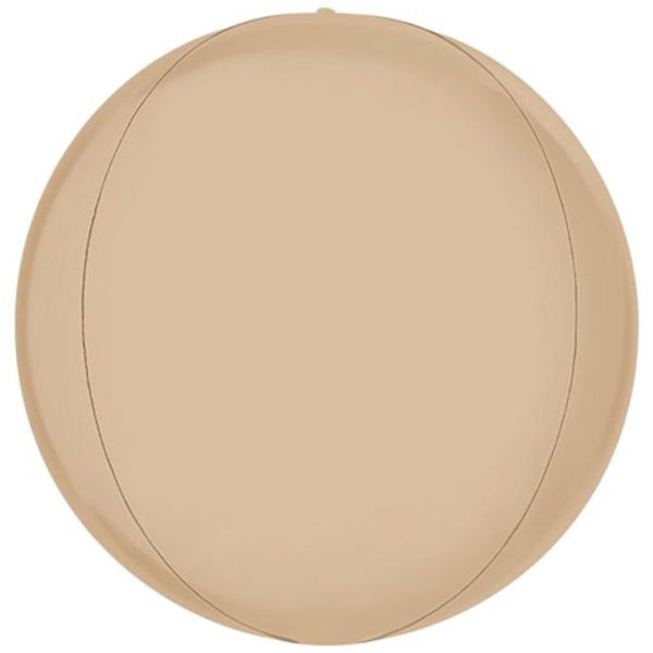 Globe Folieballong Satin Krem