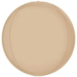 Globe Folieballong Satin Krem