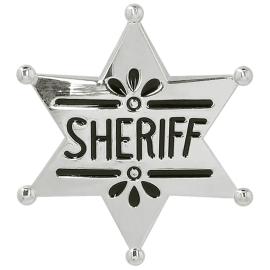 Sheriffstjerne i Metall
