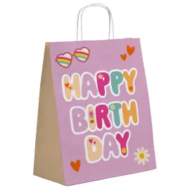 Gaveposer Happy Birthday Boho Girlz 6-pakning