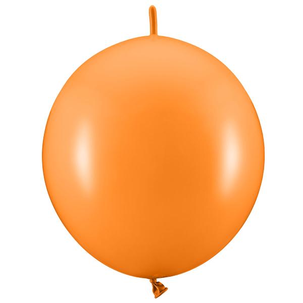 Lenkende Ballonger Mandarin Oransje Pastell 20-pakning