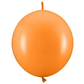 Lenkende Ballonger Mandarin Oransje Pastell 20-pakning