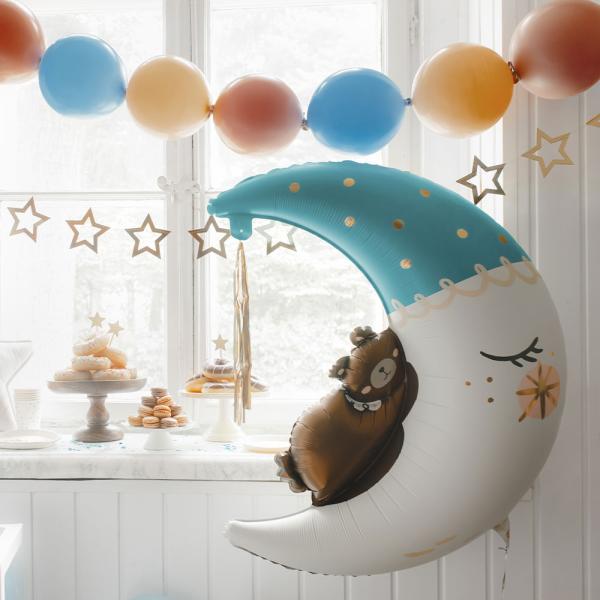Folieballong Bamse på Månen