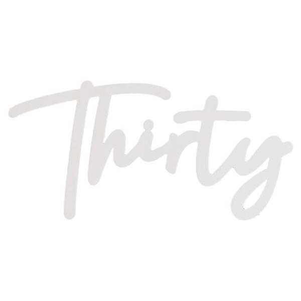 Skilt Thirty