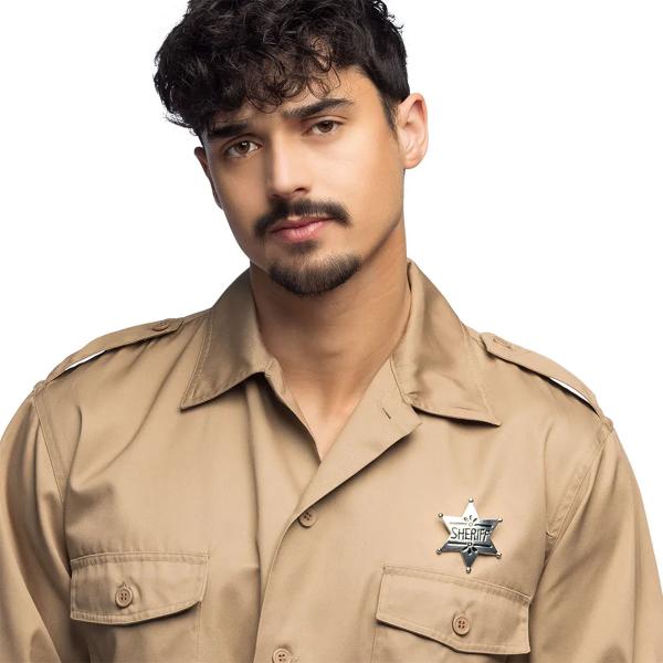 Sheriffstjerne i Metall