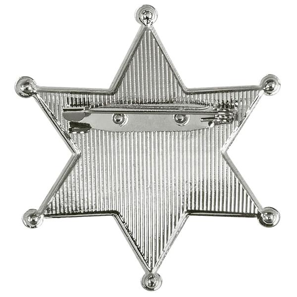 Sheriffstjerne i Metall