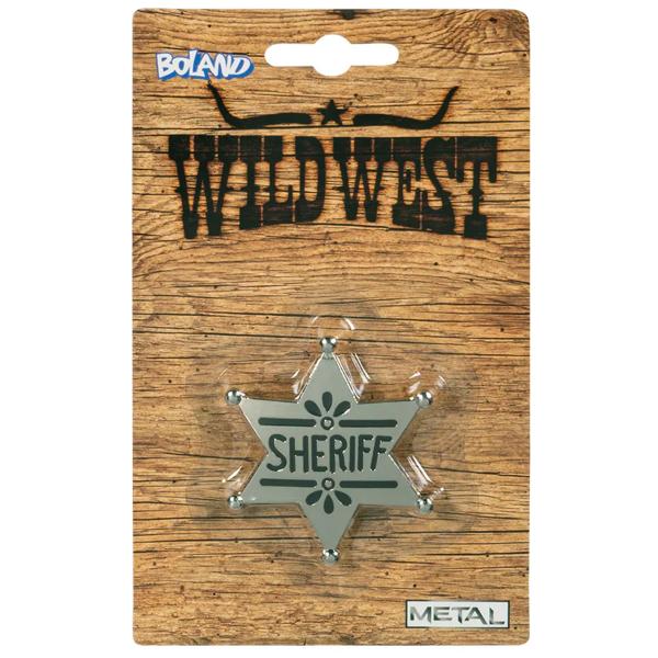 Sheriffstjerne i Metall