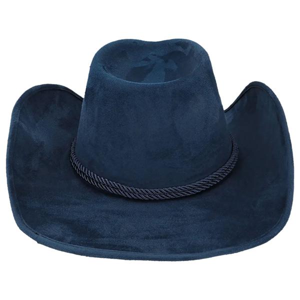 Cowboyhatt med Sheriffstjerne Mørkeblå