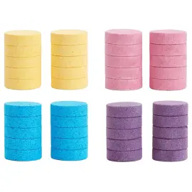 Flerfargede Badebomber 40-pakning