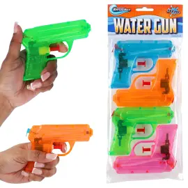 Vannpistol Neon 11 cm 4-pakning
