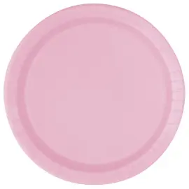 Papptallerkener Pastell Rosa