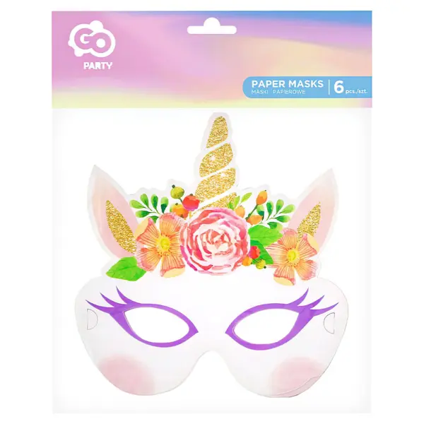Pappmasker Enhjørning