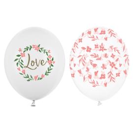 Latexballonger Love 50-pakning