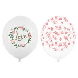 Latexballonger Love 50-pakning