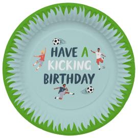 Papptallerkener Fotballbursdag 8-pakning