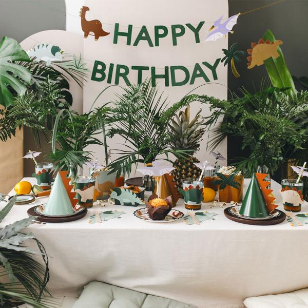 Happy Birthday Girlander Dinosaur