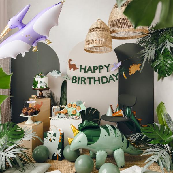 Happy Birthday Girlander Dinosaur