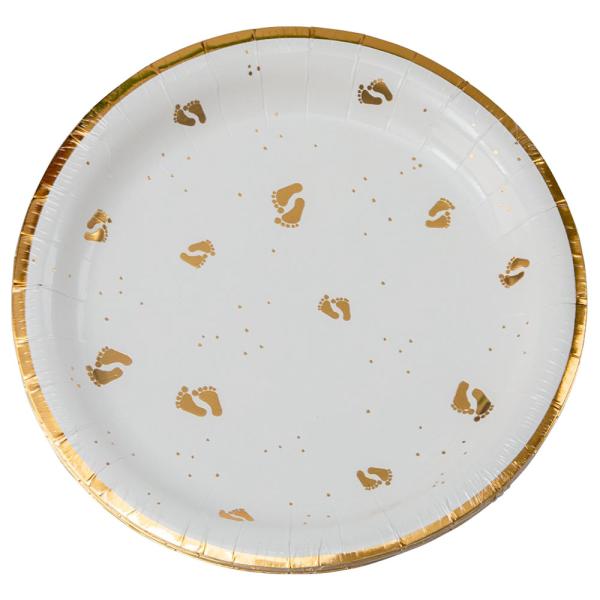 Papptallerkener Baby Føtter