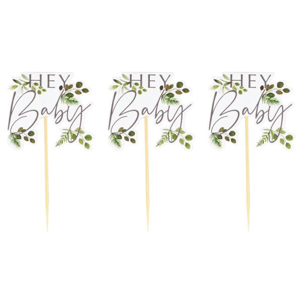 Hey Baby Cupcake Toppers