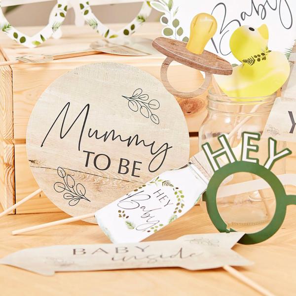 Hey Baby Photo Booth Props