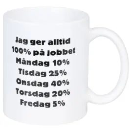 Krus 100% P&aring; Jobbet 300 ml
