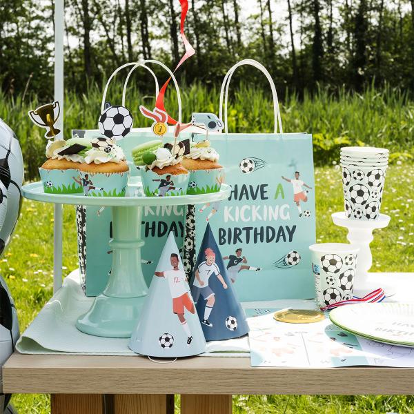 Papptallerkener Fotballbursdag 8-pakning