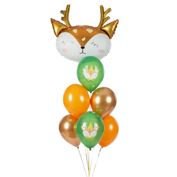 Latexballonger Reinsdyr 50-pakning