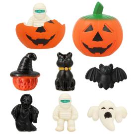 Gresskar med Voksende Halloweenfigur