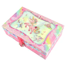 Boks med L&aring;s og Tilbeh&oslash;r Enhj&oslash;rning