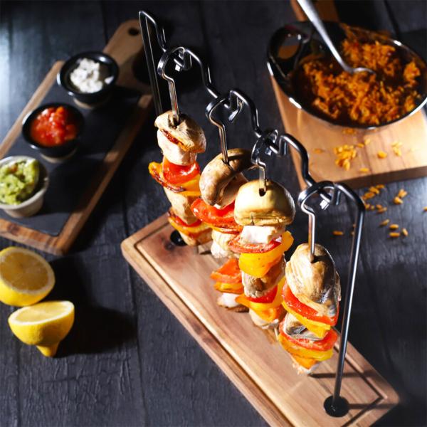 Grillspyd med Holder 4-pakning