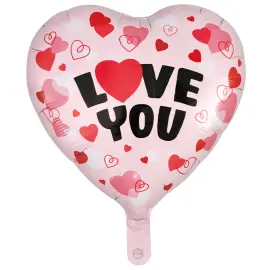 Folieballong Hjerte Love You 46 cm