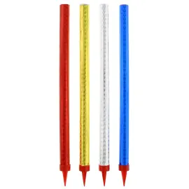 Ekstra Lange Isfakler Fargede 4-pakning