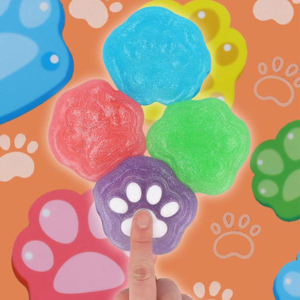 Putty Glitrende Slime Kattepote 40 g 5 cm