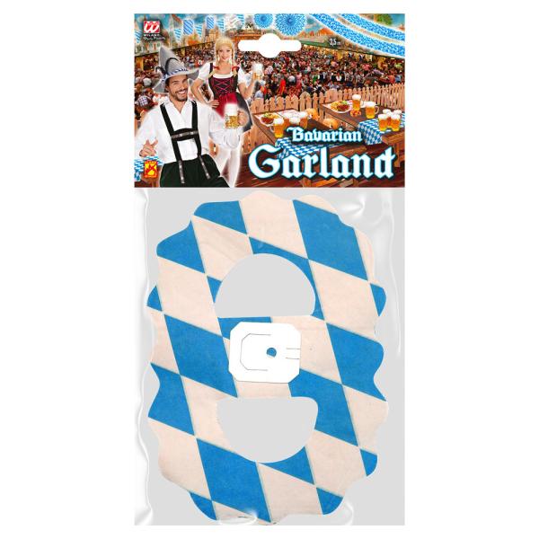 Oktoberfest Girlander Hvit og Blå