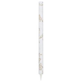 Isfakkel Blomster Hvit/Gull 25 cm