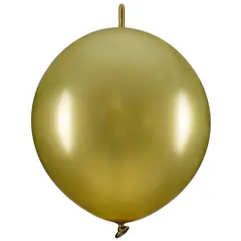 Lenkende Latexballonger Gull 20-pakning