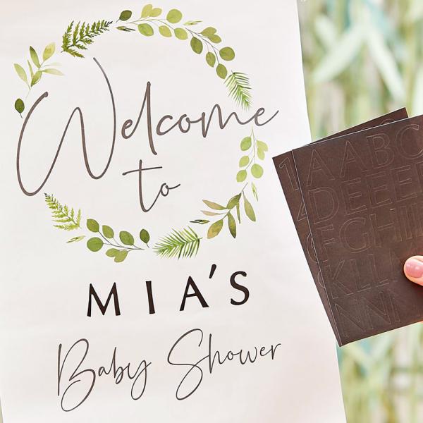 Welcome to Baby Shower Skilt