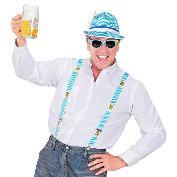 Oktoberfest Bukseseler Blå/Hvite