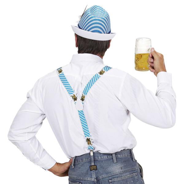 Oktoberfest Bukseseler Blå/Hvite