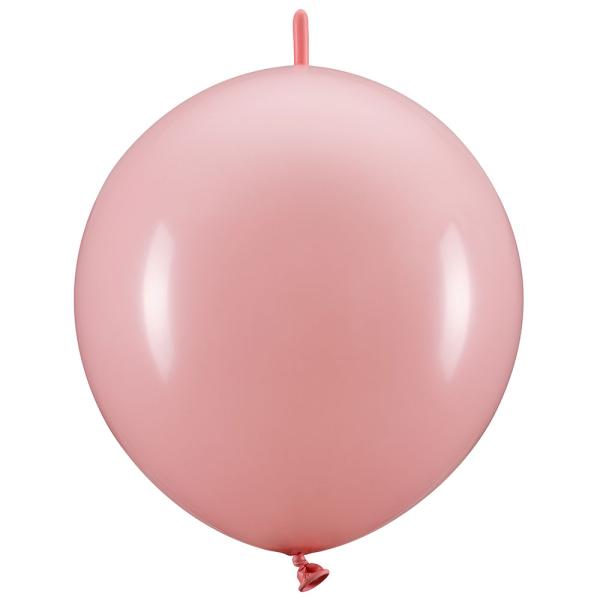 Lenkende Latexballonger Lysrosa 20-pakning