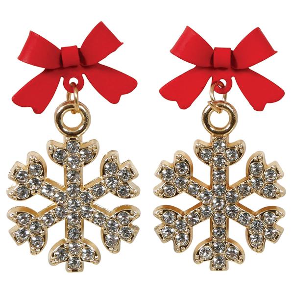 Øredobber Snøfnugg