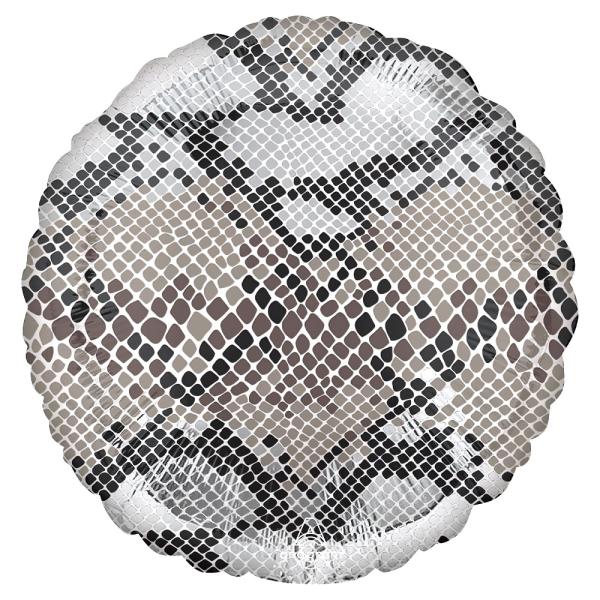 Folieballong Slangemønster