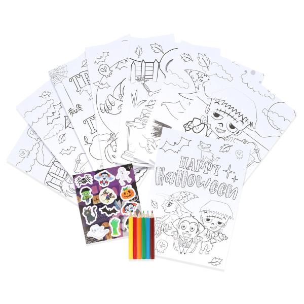 Halloween Fargeleggingssett