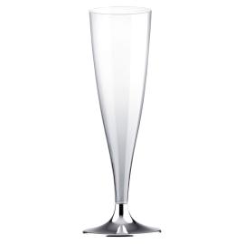 Plastglass Champagne Sølv