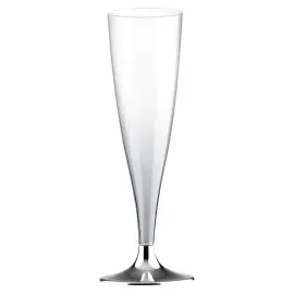 Plastglass Champagne Sølv