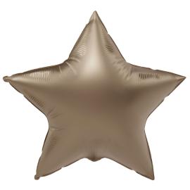 Folieballong Stjerne Satin Starlight Gold