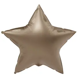 Folieballong Stjerne Satin Starlight Gold