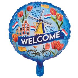 Folieballong Welcome Nederland 46 cm