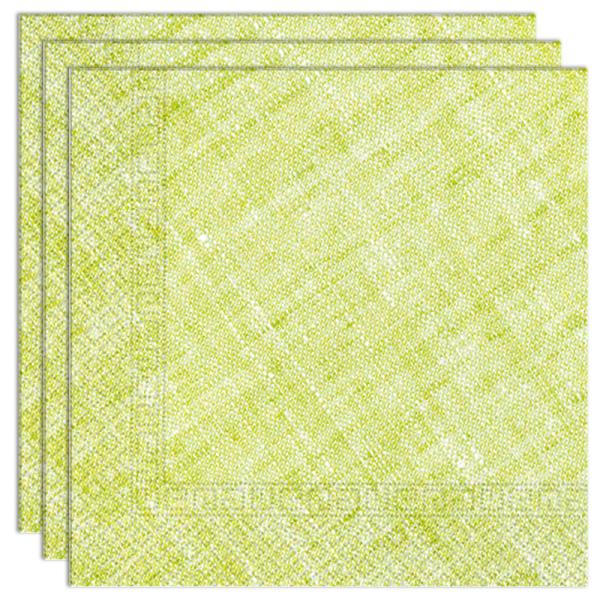 Komposterbare Servietter Limegrønn Solid Color